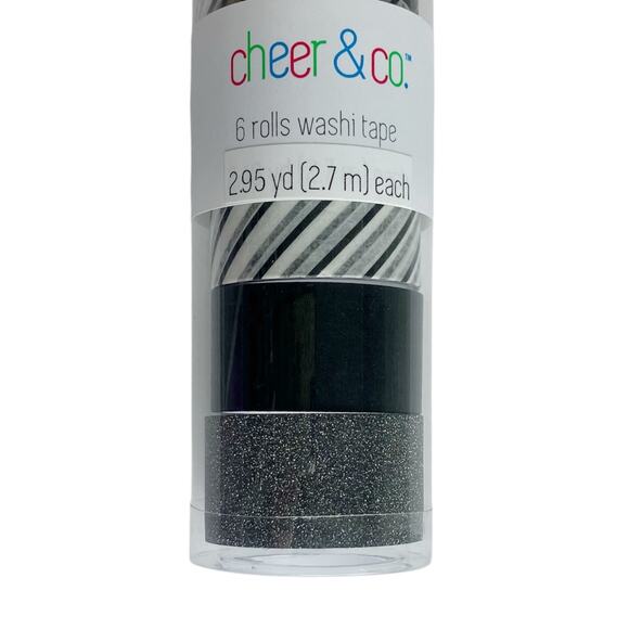 Cheer and Co Washi Tape Set of 6 NWT - Picture 3 of 9